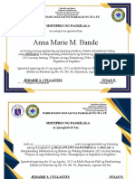 BUWAN NG WIKA 22 Certificates Template