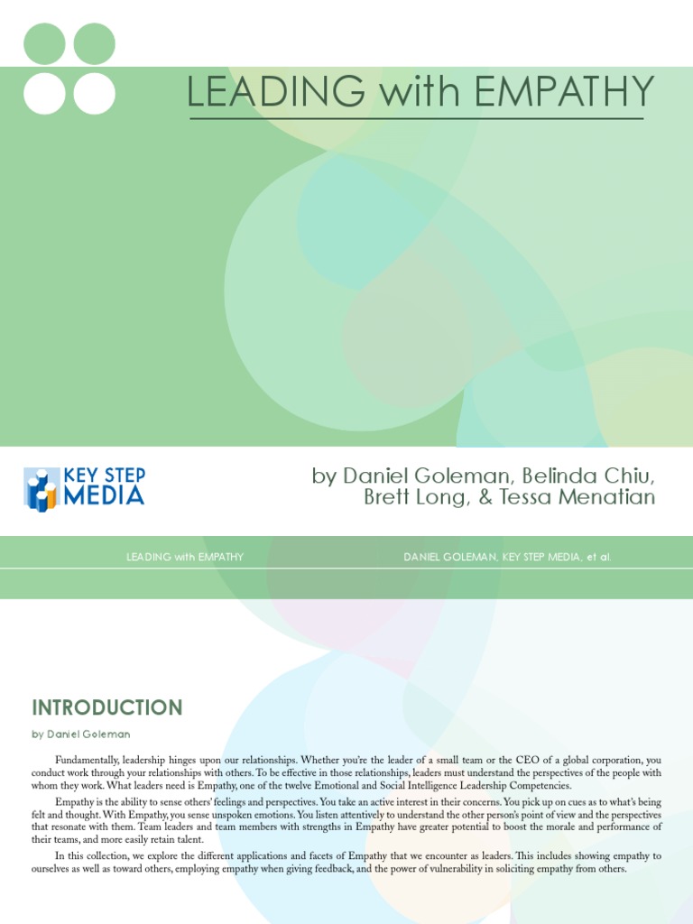 Leading With Empathy | Download Free PDF | Empathy | Leadership