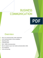 BUSINESS COMMUNICATION SKILLS