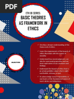 Basic Theories As Framework in Ethics