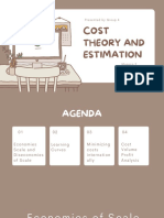 Cost Theory and Estimation (Group 4)