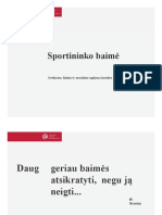 Sportininko Baime