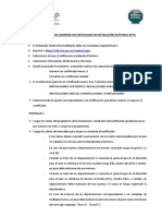 Instructivo para Generar Un Certificado de Instalación Eléctrica Apta