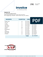 Blue Minimal Freelancer Invoicehj