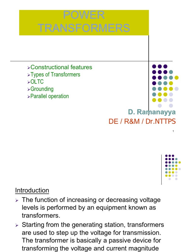 Power Transformers PDF