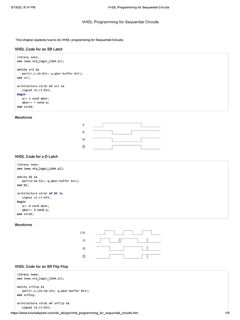 VHDL Code2 | PDF