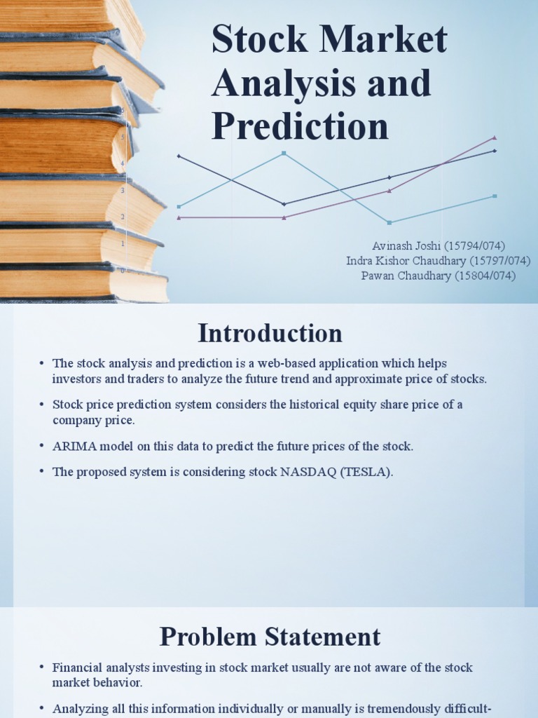 Stock Price Prediction Using ARIMA | PDF | Stocks | Autoregressive ...