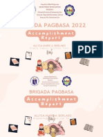 Accomplishment Report Cover