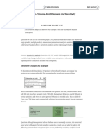 Sensitivity Analysis