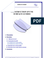 CAO Surfacique TP2 Surface Guidée