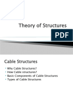Theory of Structures - SEM IX - Cable Structures