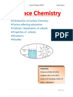 Surface Chemistry Guide by Faculty
