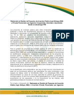 DIPLOMADO Formulacion y Gestion de Proyectos de Inversion Publica