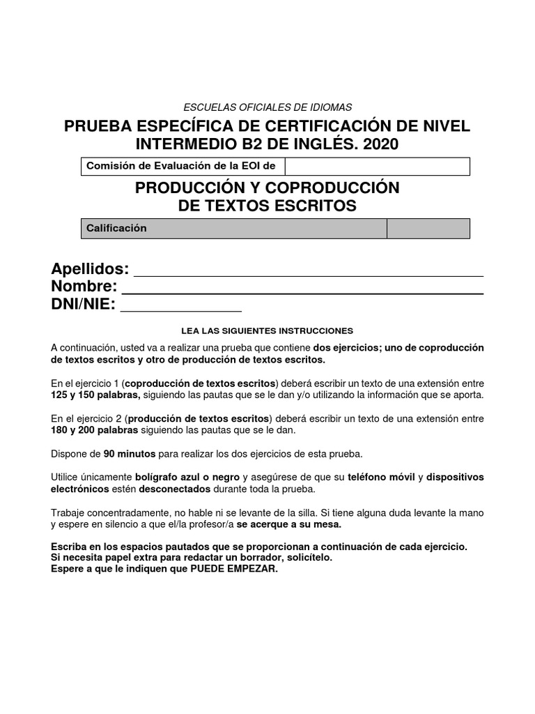 Def in b2 pce 2020 pdf