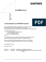 Technische Notiz 2009-6 Rev.2 Toleranztabellen Für Gartner-Fassaden