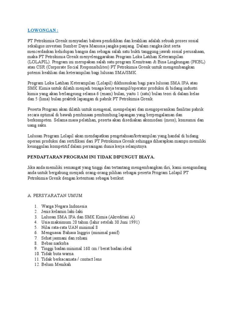 108 Contoh Soal Tes Akademik Petrokimia Gresik Terupdate Dikdasmen