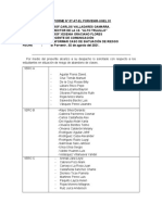 Informe de Situación de Riesgo