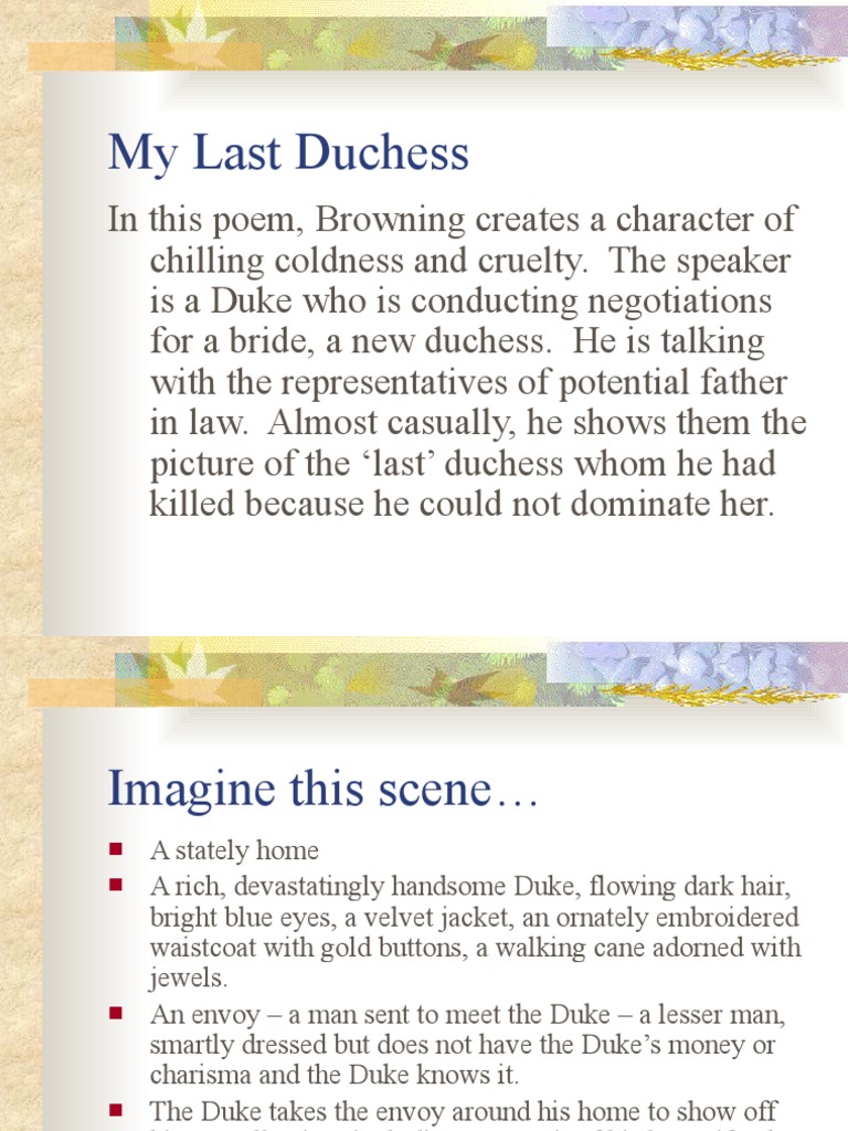 My Last Duchess | PDF