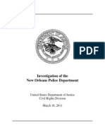 DOJ Investigation of the New Orleans Police Department