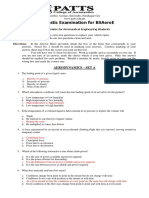 2019 Final Diagnostic Exam Aerodynamics Questions Set A