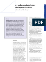 Survey and Geotechnical Slope