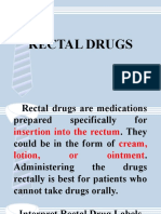 Rectal Drugs