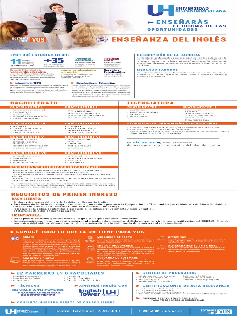 Licenciatura en Enseñanza del Inglés | PDF | Método de enseñanza | Plan ...