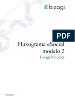 Fluxograma eSocial modelo 2 para gestão de SST