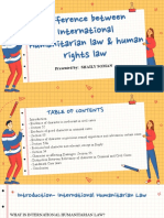 Difference Between International Humanitarian Law & Human Rights Law