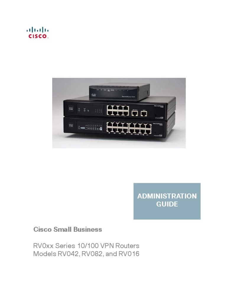 Cisco RV0xx Series VPN Routers (Administration Guide) | PDF | Ip ...