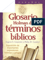 Glosario Holman de términos bíblicos
