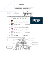 English test 6º