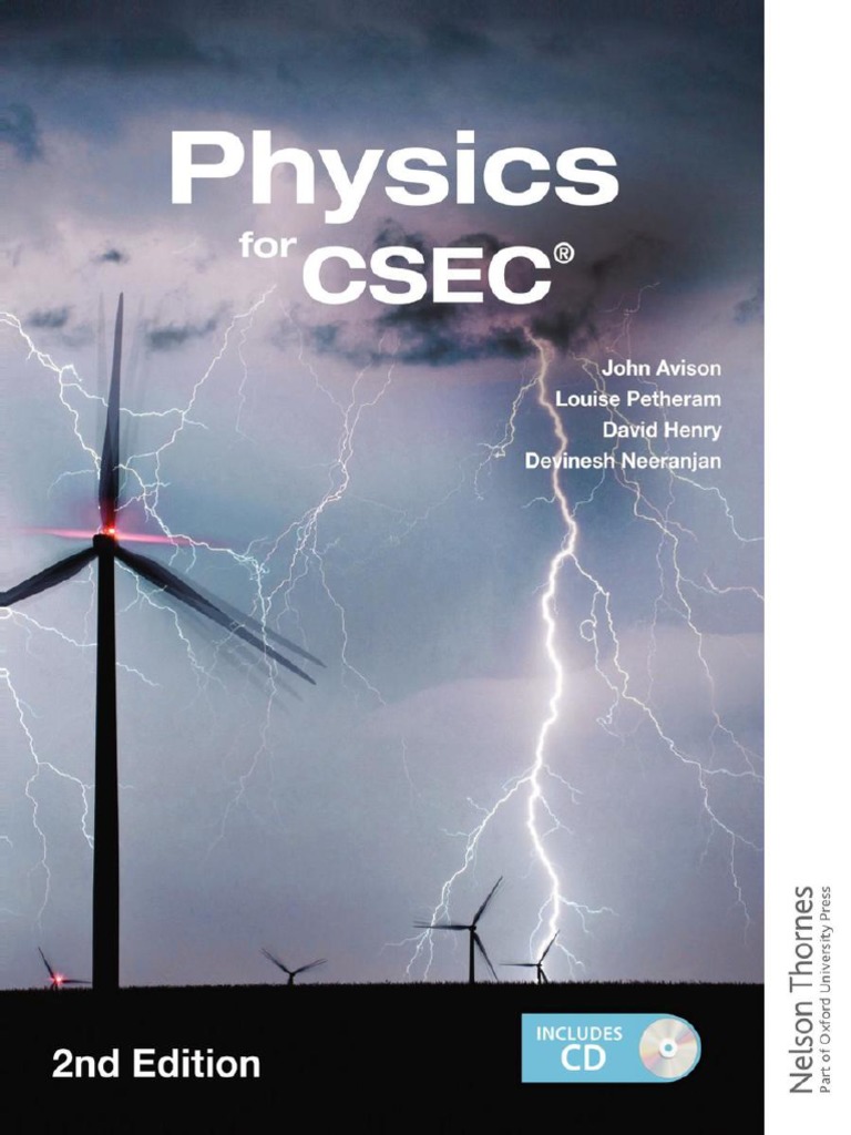 Physics for csec by john avison louise petheram david henry devinesh