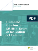 The Adecco Institute Informe Funcion RRHH Retos Talento 15122021