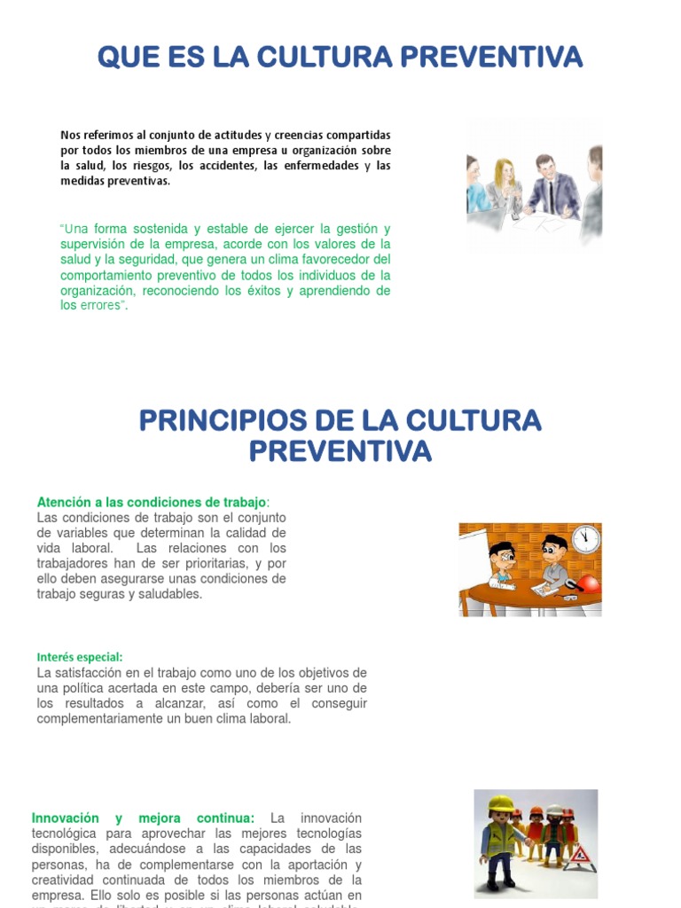 Cultura Preventiva en Empresas | PDF
