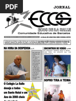 Jornal Ecos 07-08 1.º Período - Capa