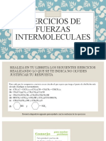 Ejercicios de Fuerzas Intermoleculaes