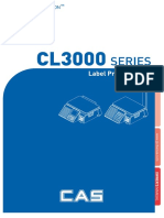 CAS CL3000 Vekt Manual