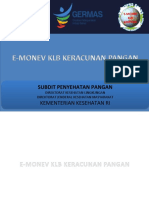 Pak Eko MI - 5 E-MONEV KLB KERACUNAN PANGAN