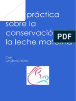 Guía práctica para la conservación de la leche materna