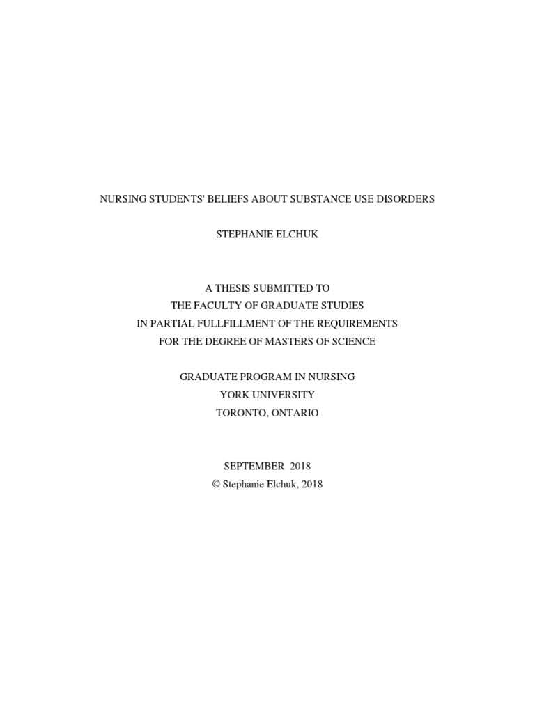 NURSING and SUBSTANCE USE DISORDERS | PDF | Substance Use Disorder ...