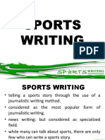 Sports Writing2