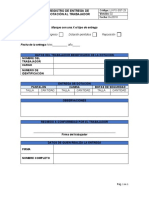 LU-FO-SST-29 Registro de Entrega de Dotación