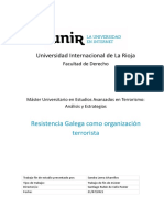 Resistencia Galega Como Organización Terrorista. Sandra Lema