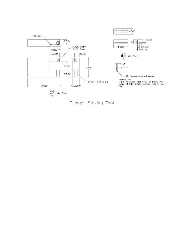 1911 Plunger Staking Tool