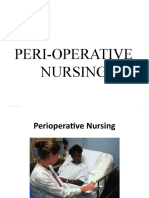 Perioperative Nursing Care: An Overview