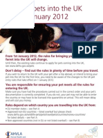 Download Bringing Pets Into the UK New Rules by PetRelocationcom SN59065200 doc pdf