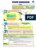 Semana 32 - Actividad 2 - Experiencia N°8 - 1° Grado - Arte y Cultura