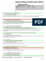 DETRAN Goiás fornece espelho de exame de direção reprovado