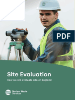 Site Evaluation ENGLAND